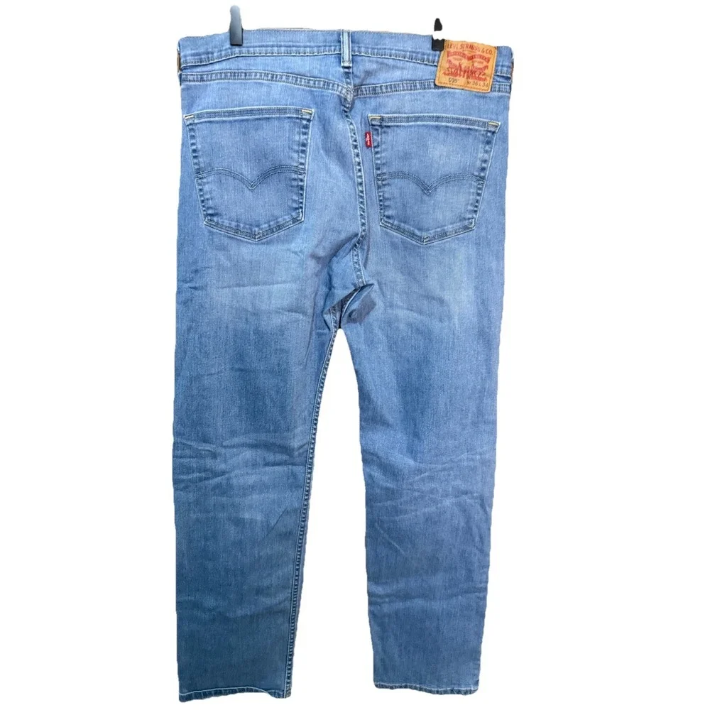 Levi's 505 Regular Fit Light Wash Straight Leg‎ Jeans 36x34 EUC